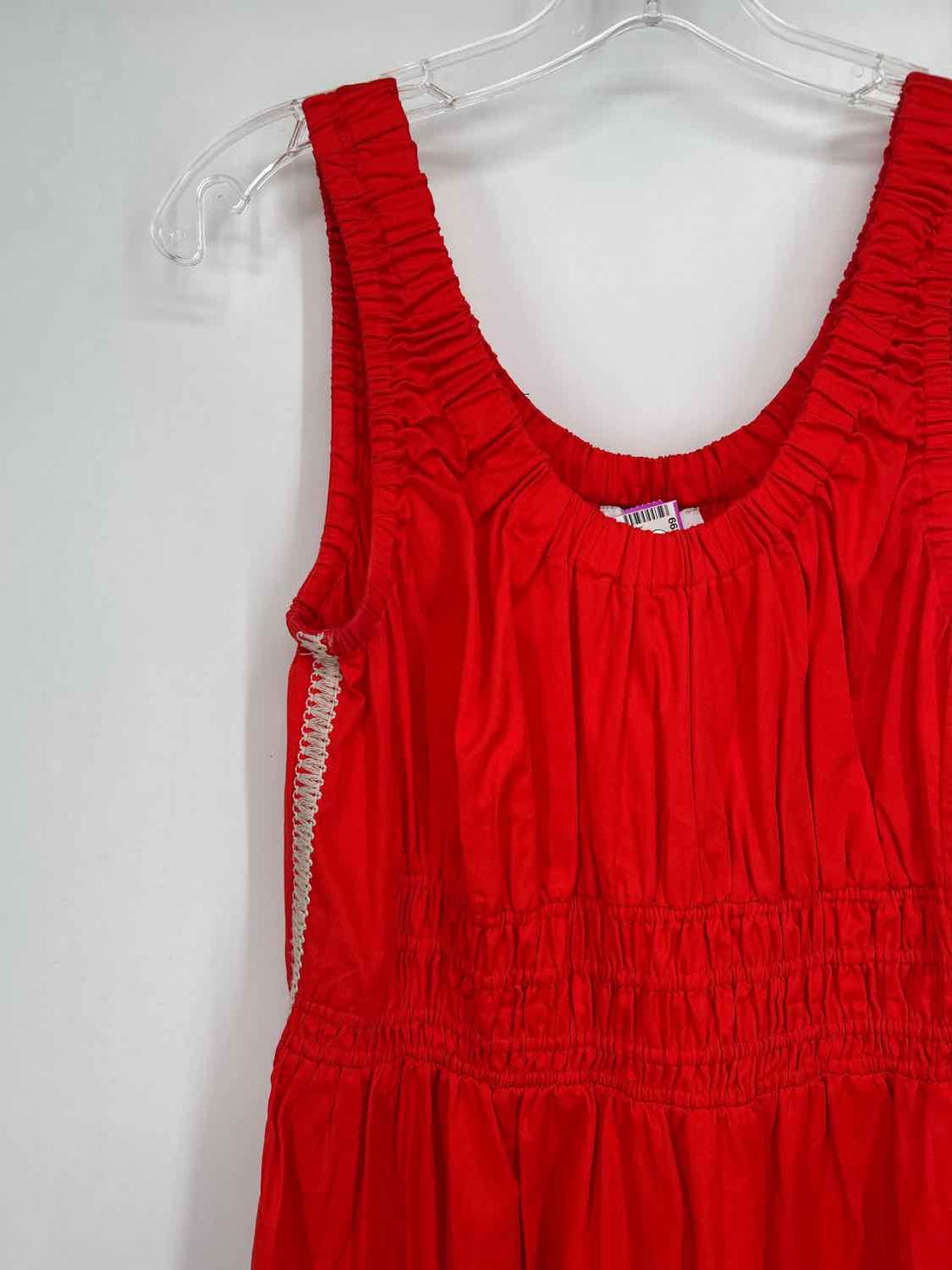 Reiss Size 8 Orange Sleeveless Dress