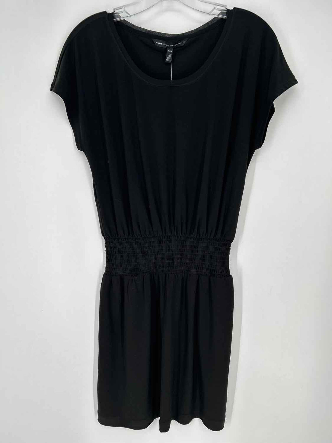 White House Black Market Size XXS Black Short Sleeve Dress