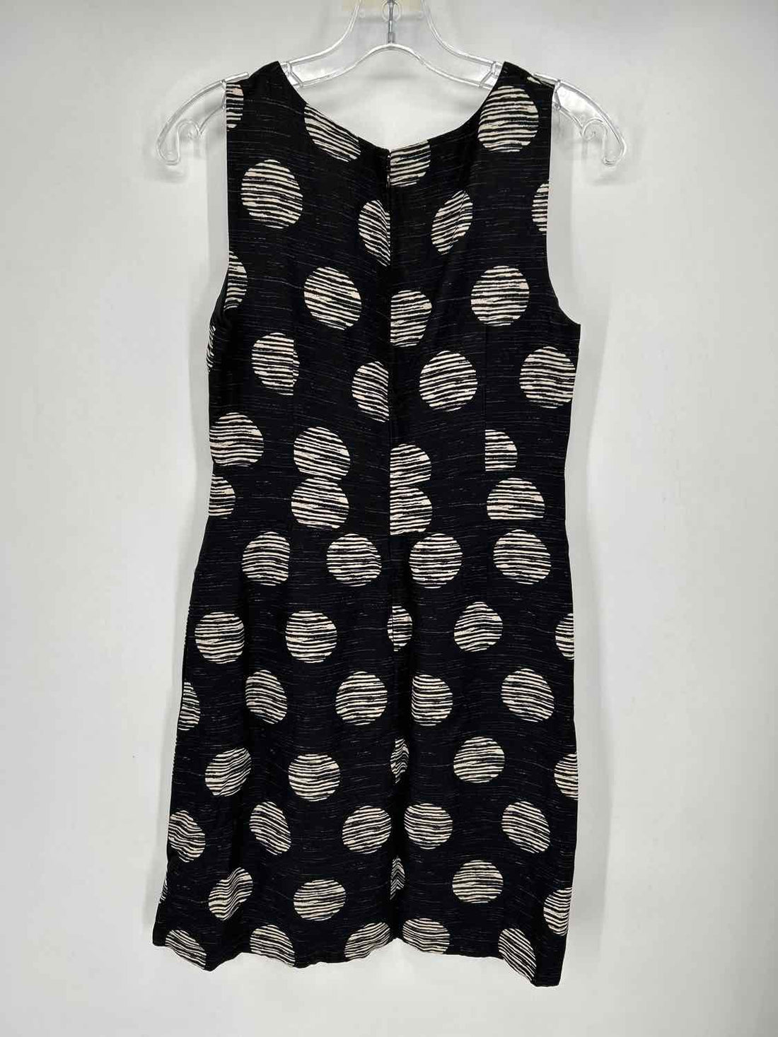 Banana Republic Size 4P Black Print Vintage Dress