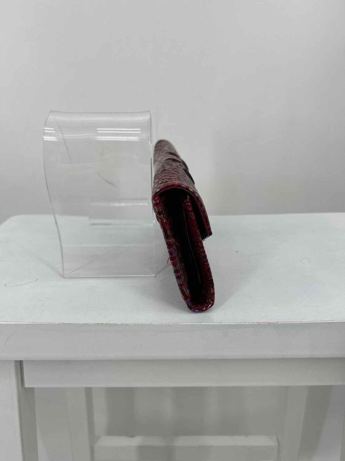 Brahmin Red Embossed Croc Wallet