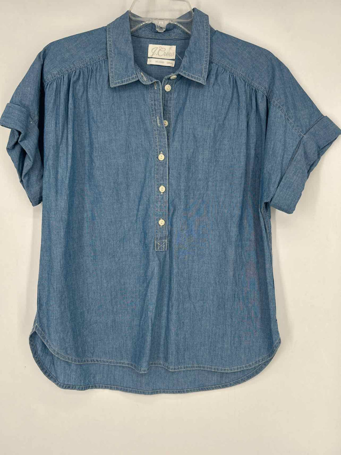 J Crew Size M Denim Short Sleeve