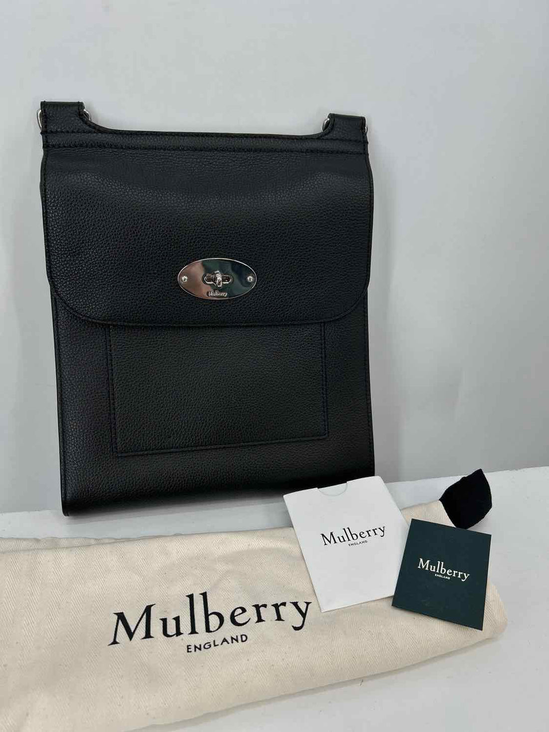 Mulberry Black Genuine Leather LUXURY