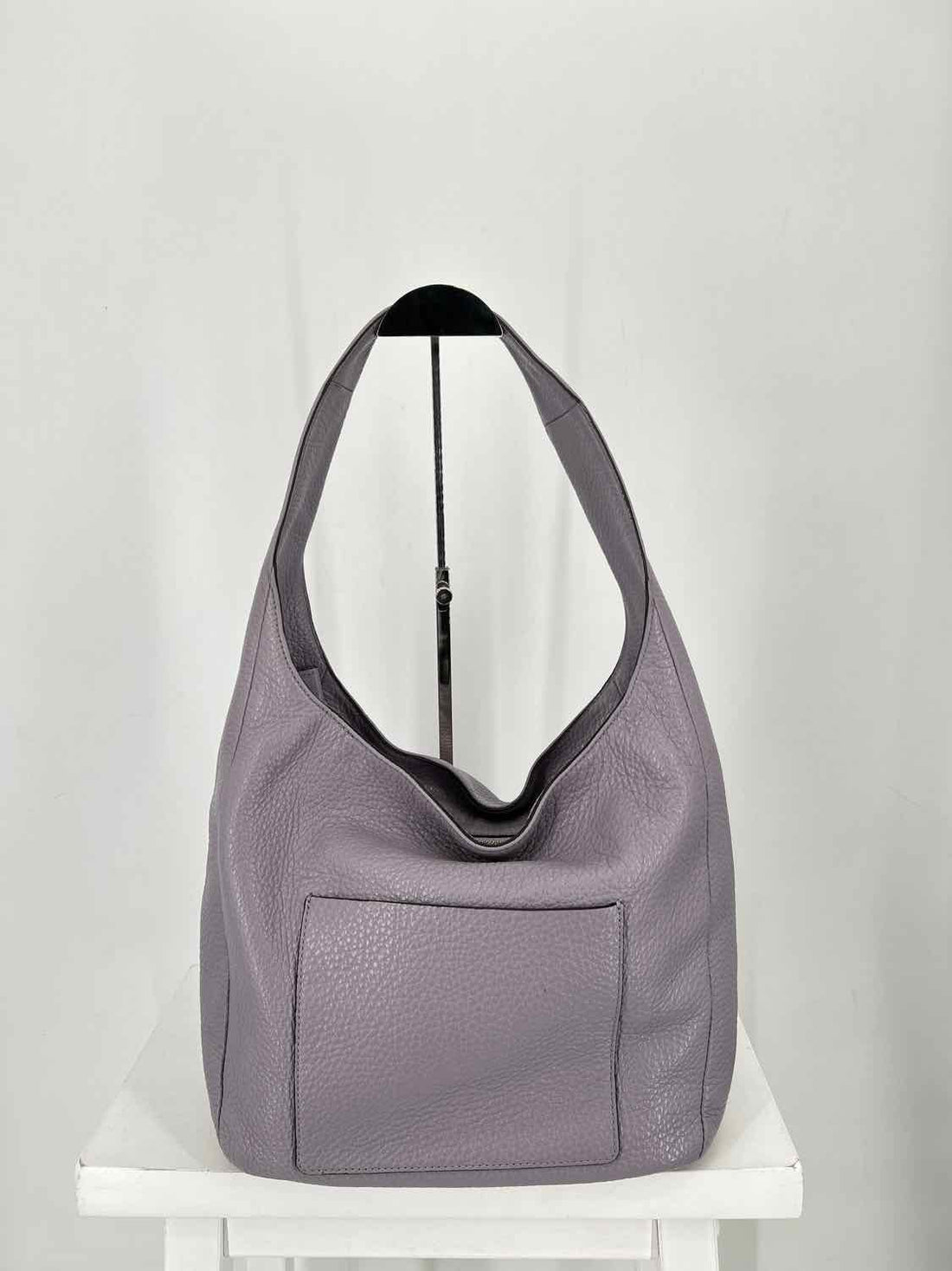 Michael Kors Pale Purple Pebbled Leather Hobo