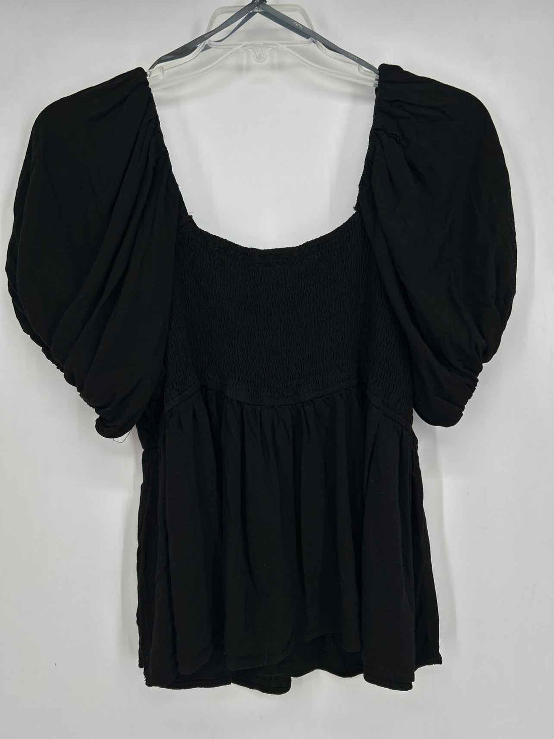 Arula Size B (2X) Black Short Sleeve Top/Blouse