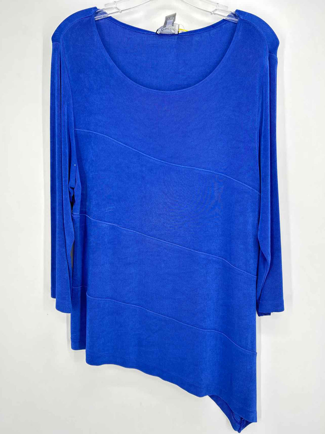 Chicos Size 2 (12) Royal Blue Long Sleeve