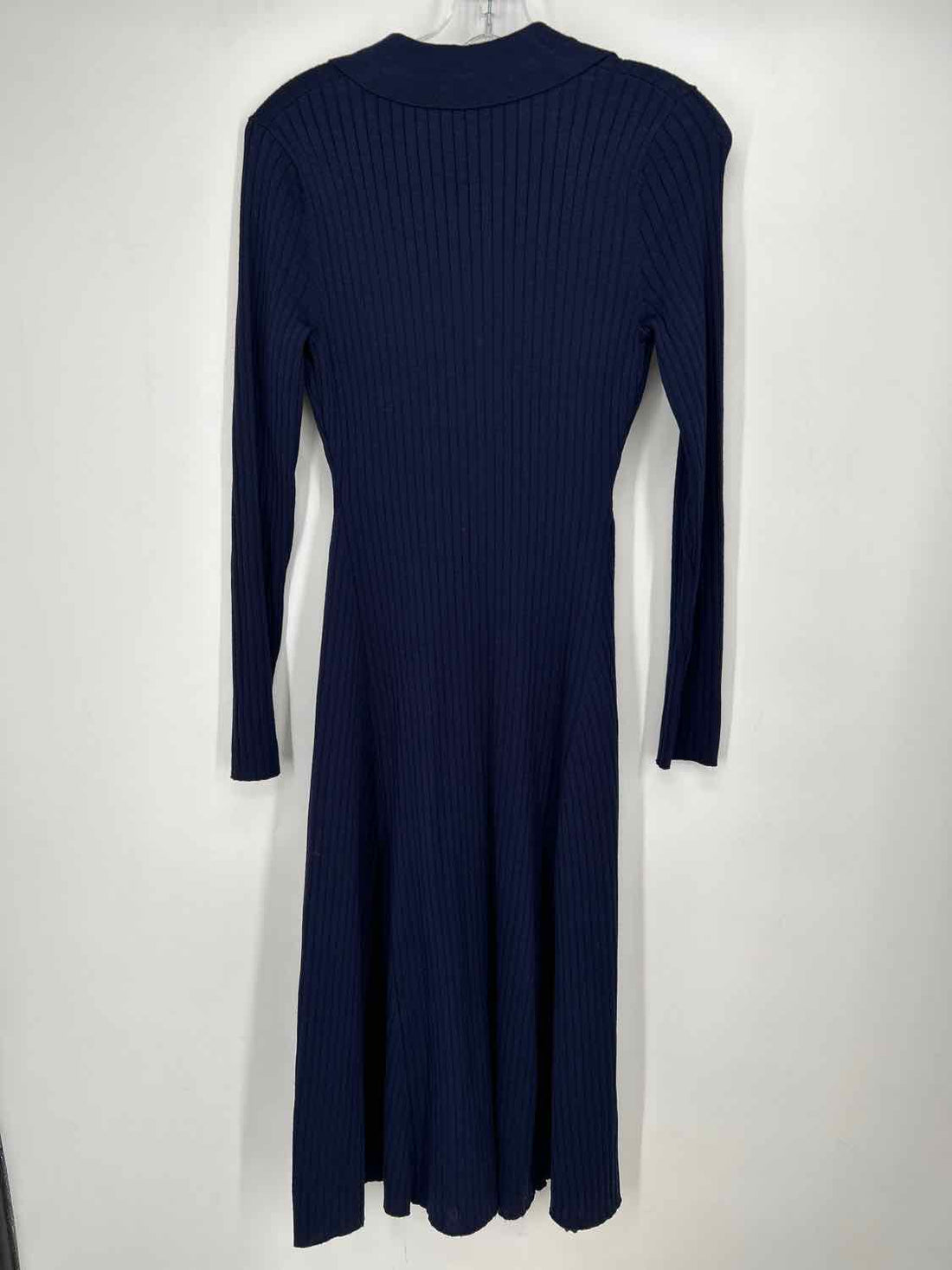 Maison Tara Size M Navy Long Sleeve Dress