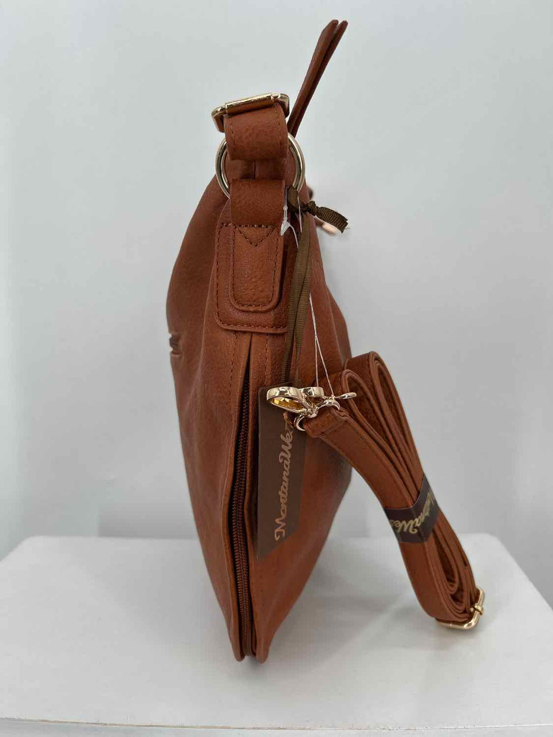 Montana West Cognac Faux Leather NWT Shoulder