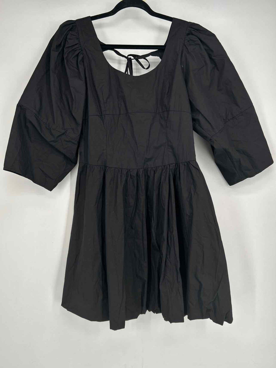 Miele Size L Black Cotton Long Sleeve Dress