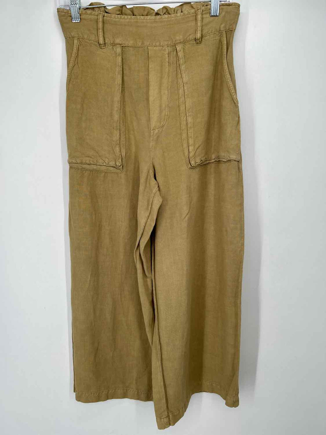 Young Fabulous + Broke Size M Tan Linen/Rayon Pants