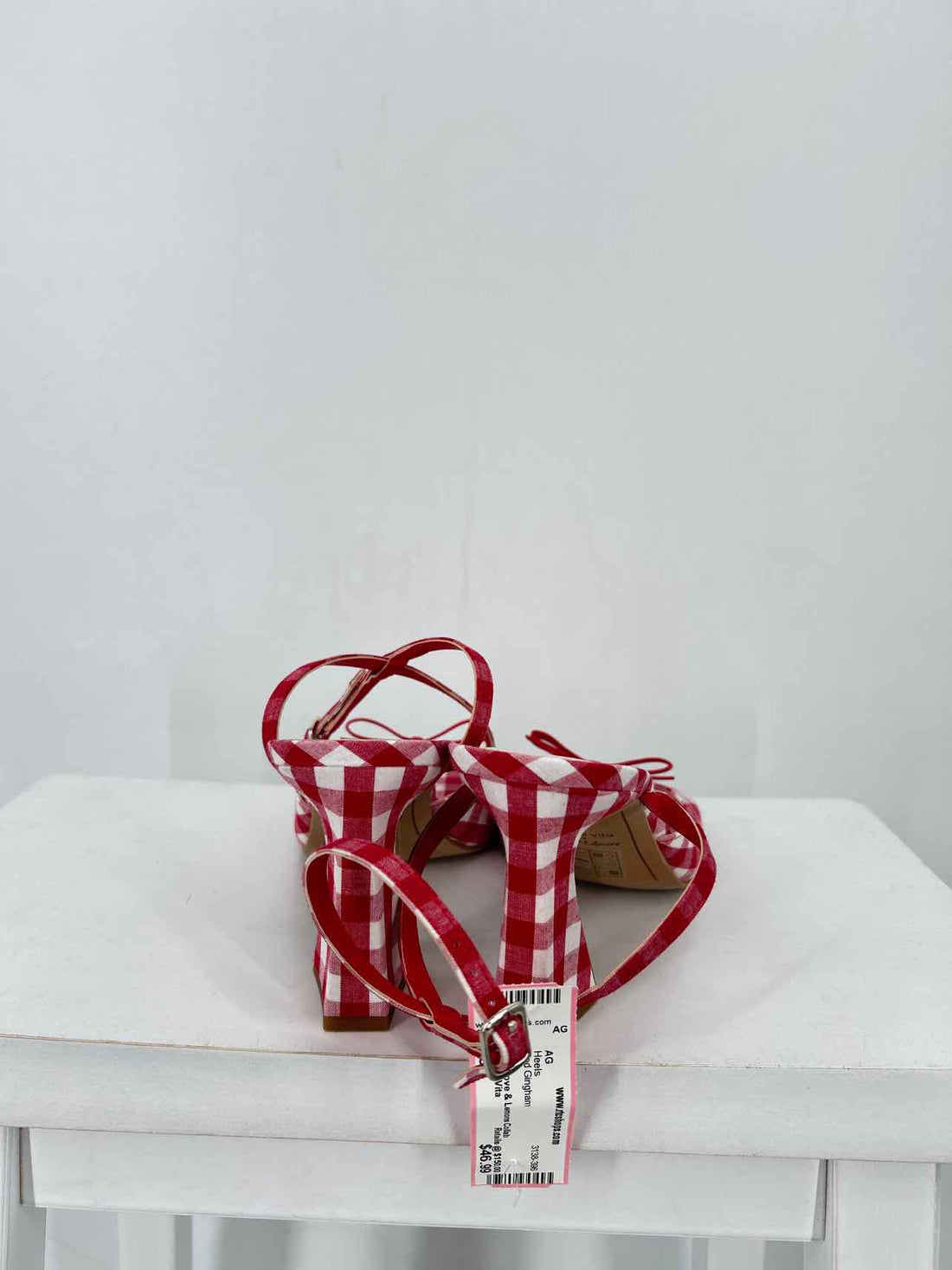 Dolce Vita Women Size 9 Red Gingham Heels