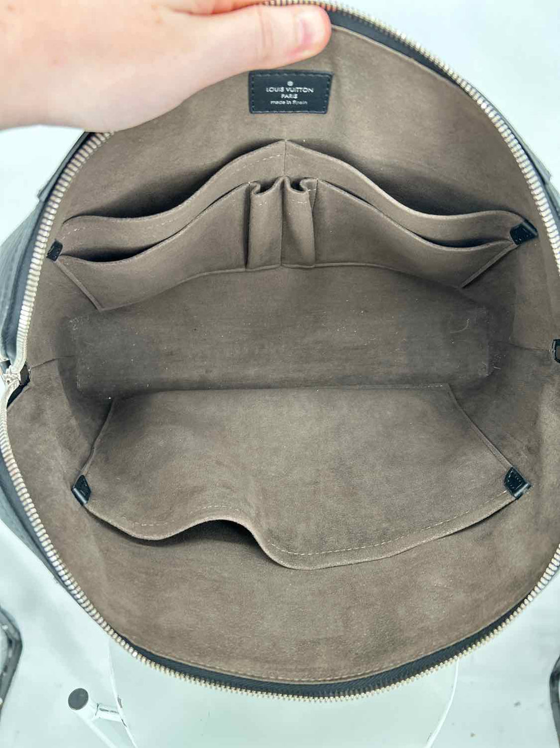 Louis Vuitton Black Epi Porte Documents Jour Briefcase