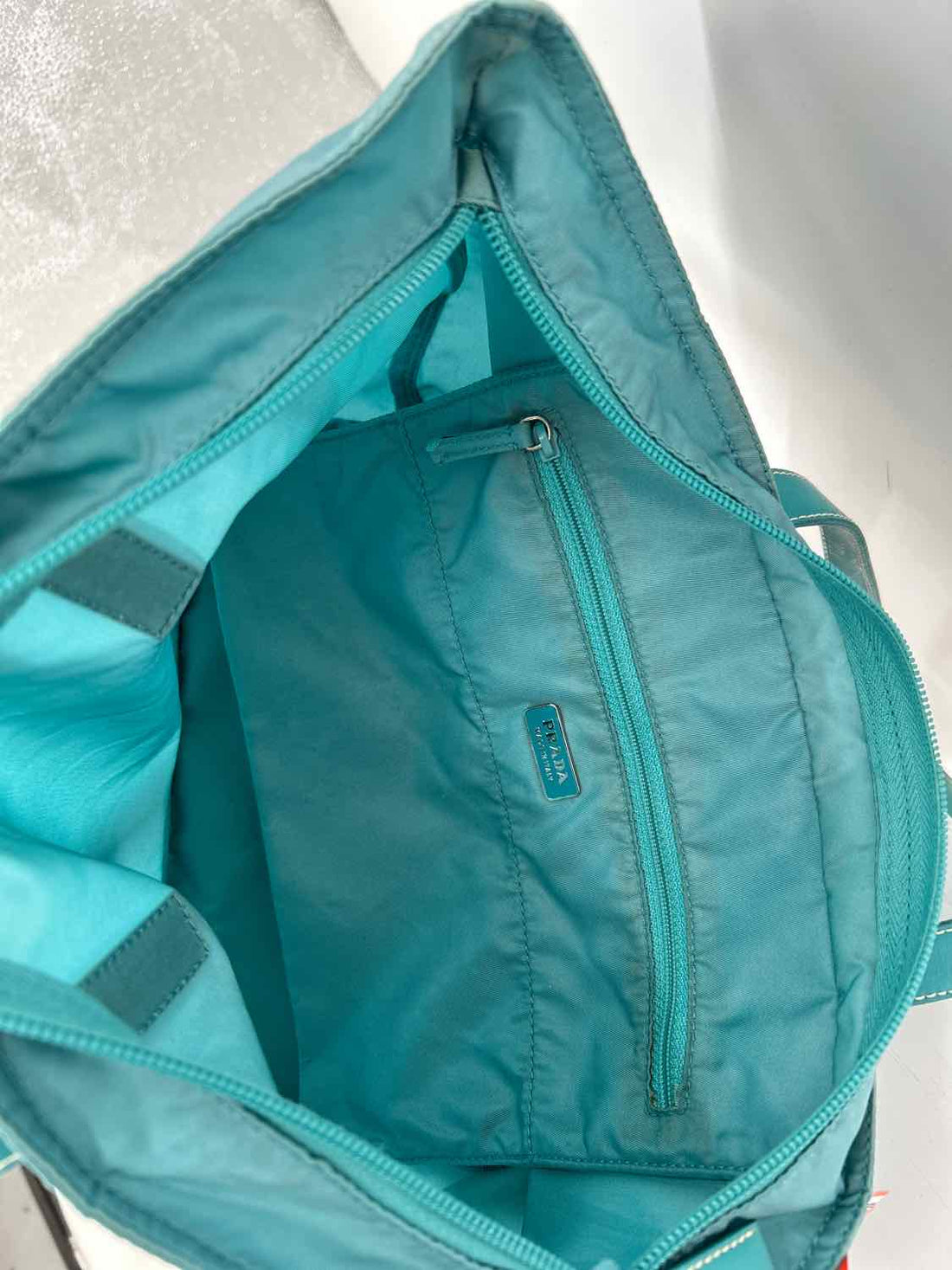 Prada Blue Tessuto Vintage LUXURY