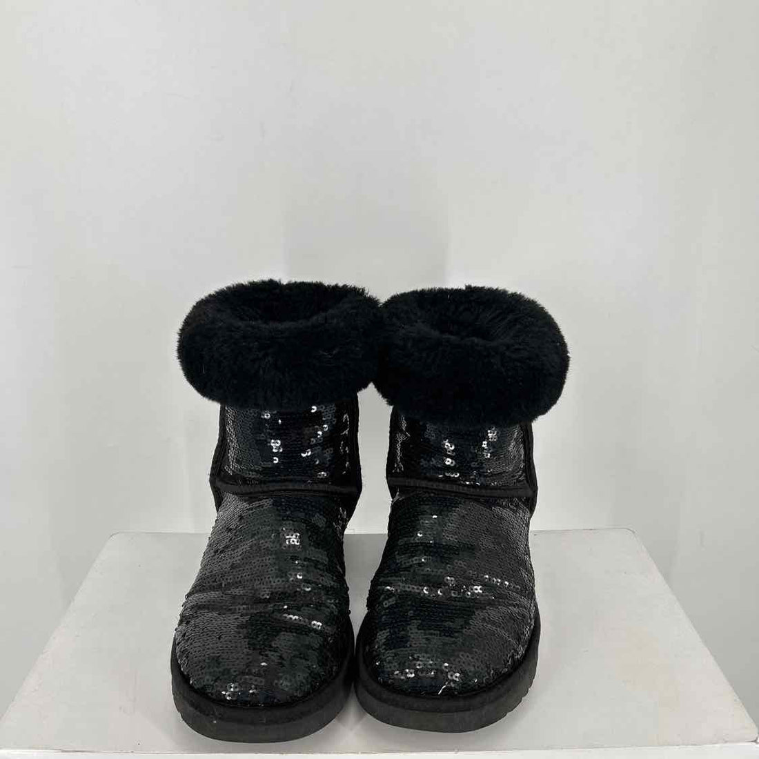 Ugg Women Size 8 Black Sequins Mid Calf Boot
