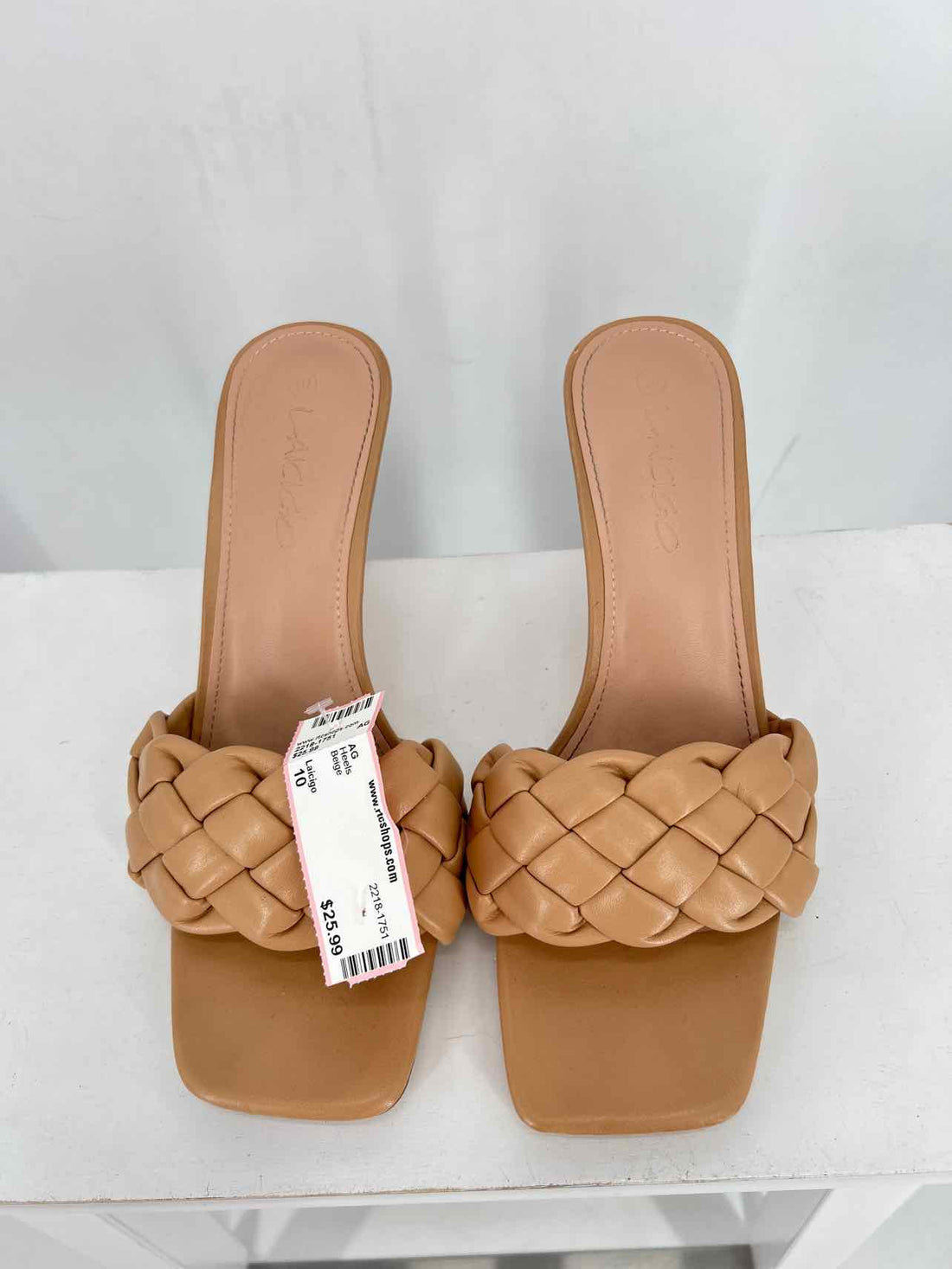 Laicigo Women Size 10 Beige Heels