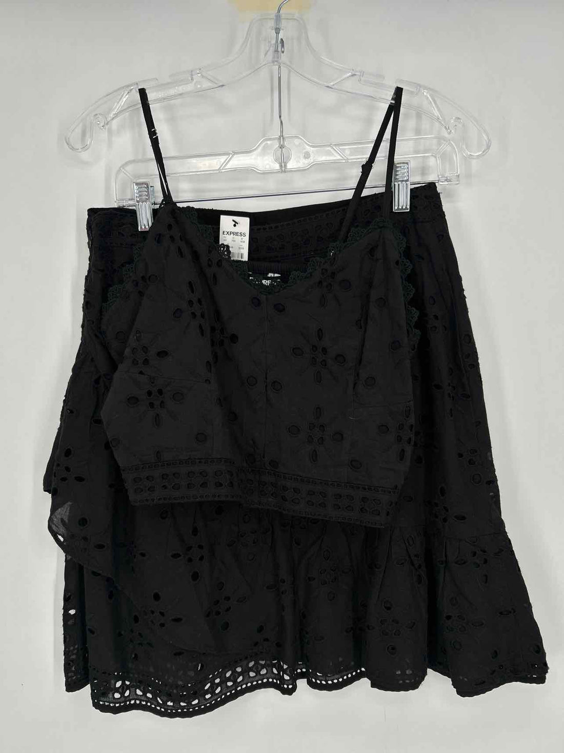 Express Size M/8 Black Eyelet NWT Multi-Piece Set