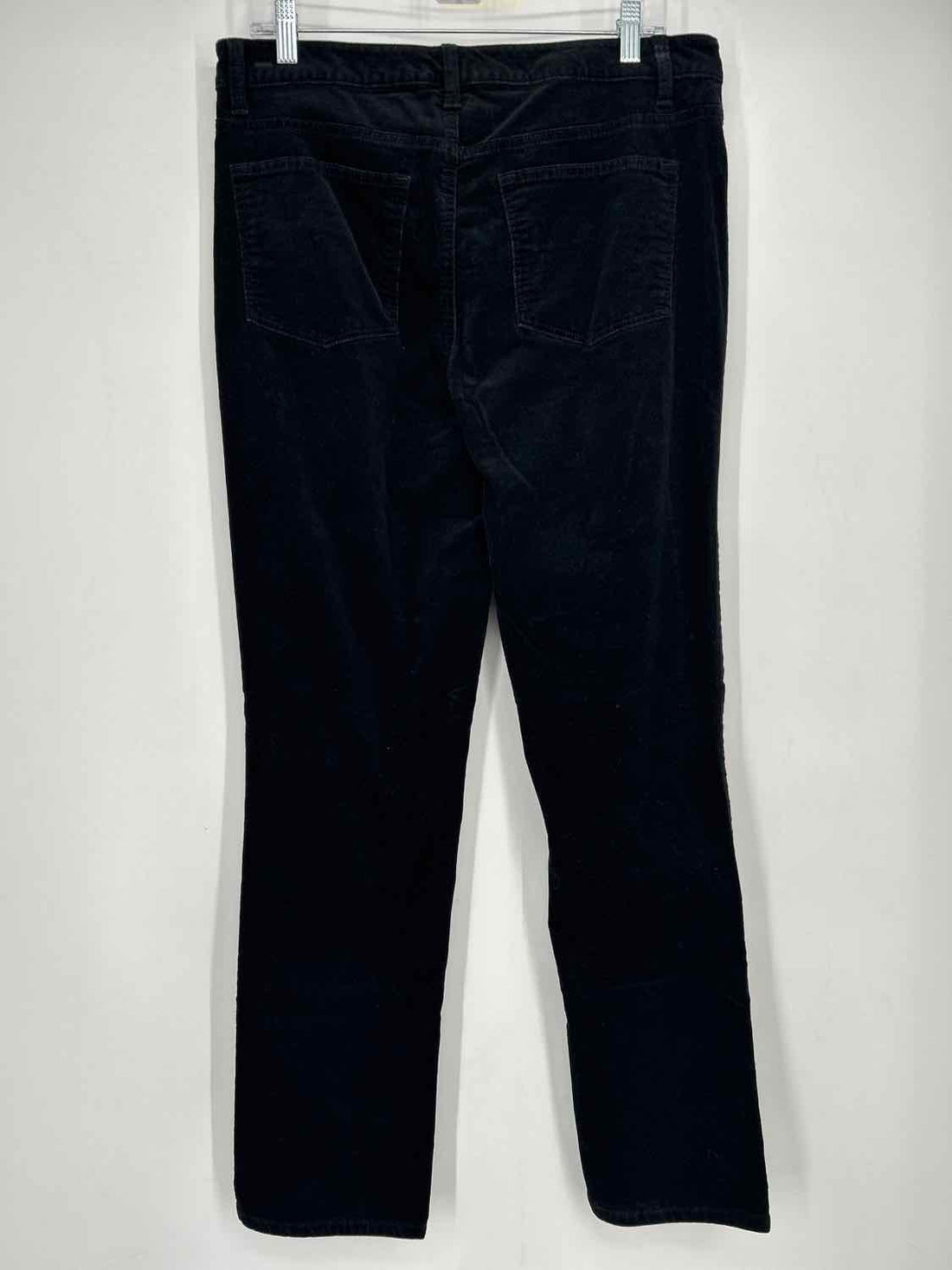 Talbots Size 10 Black Corduroy Pants