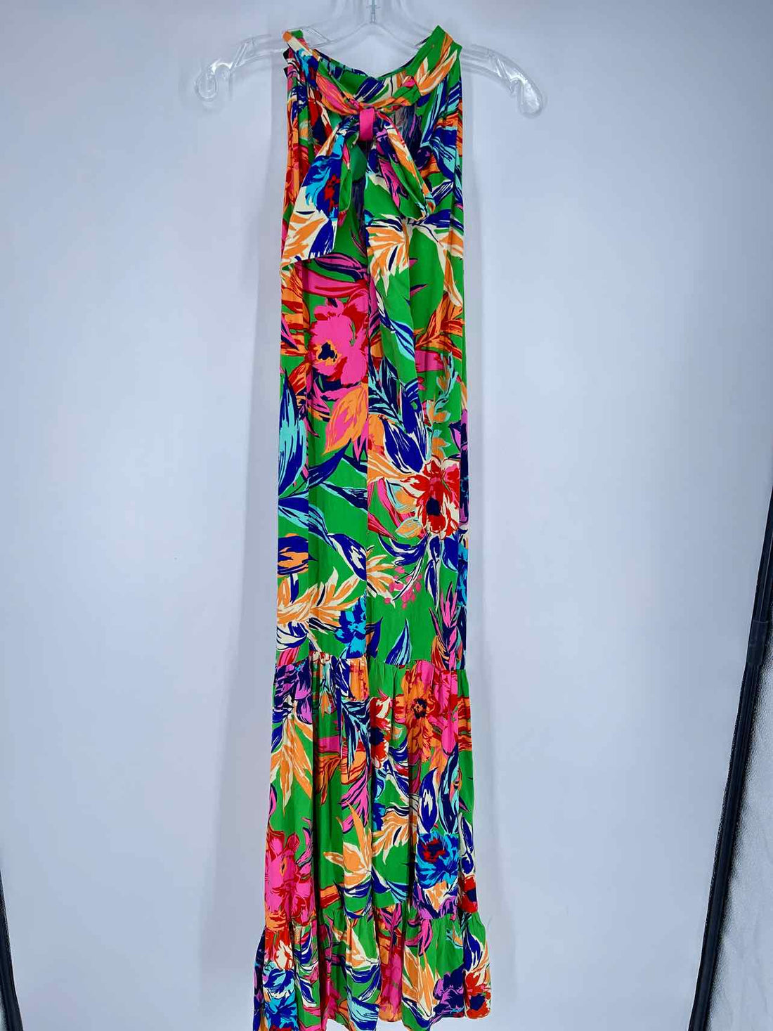 MSK Size L Green Multi Color NWT Maxi