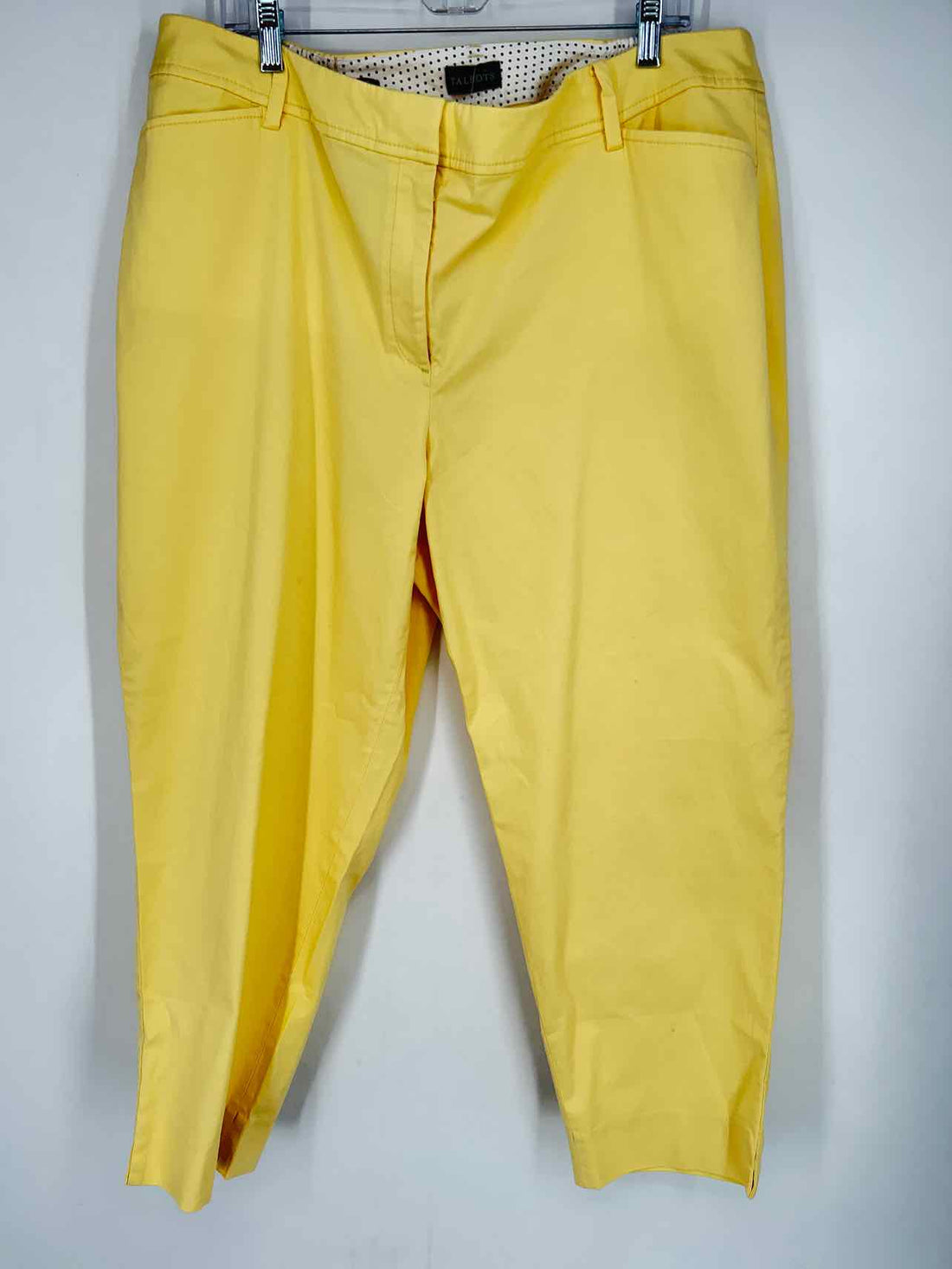 Talbots Size 18W Yellow Pants