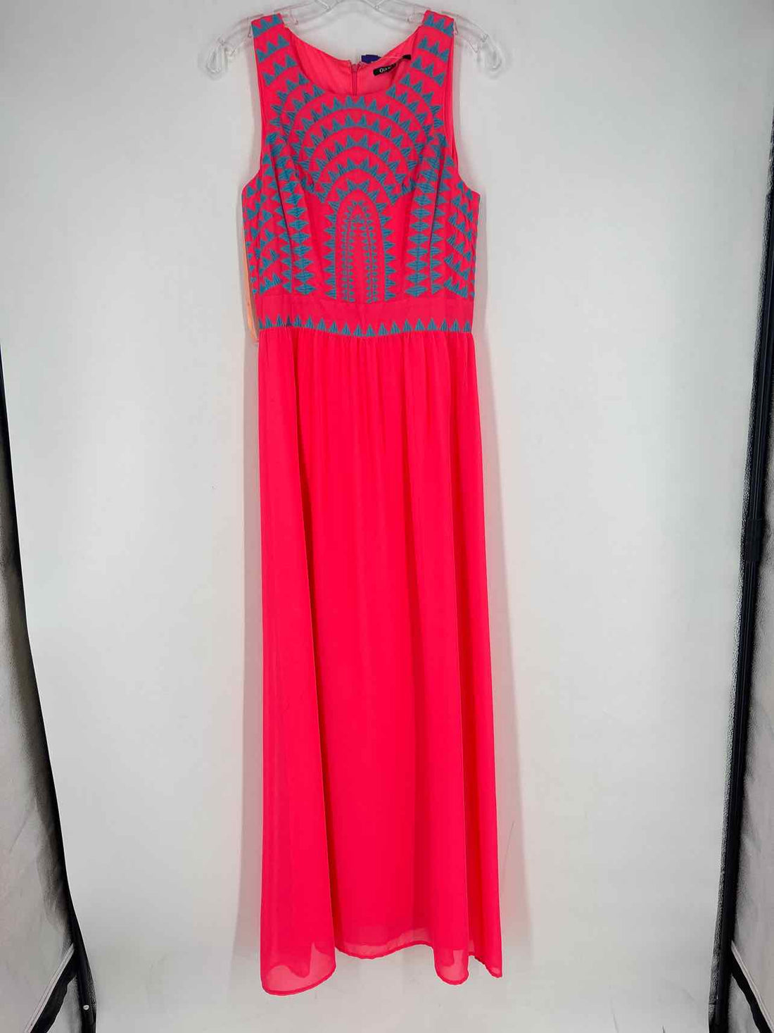 Gianni Bini Size 6 Neon Pink Print Dress