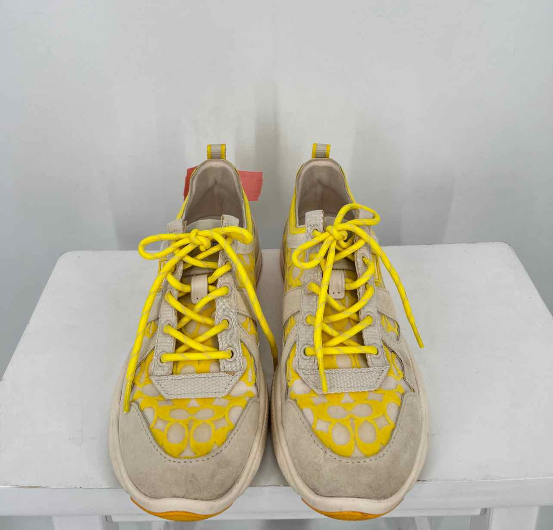 Coach Women Size 8 Yellow Sneakers