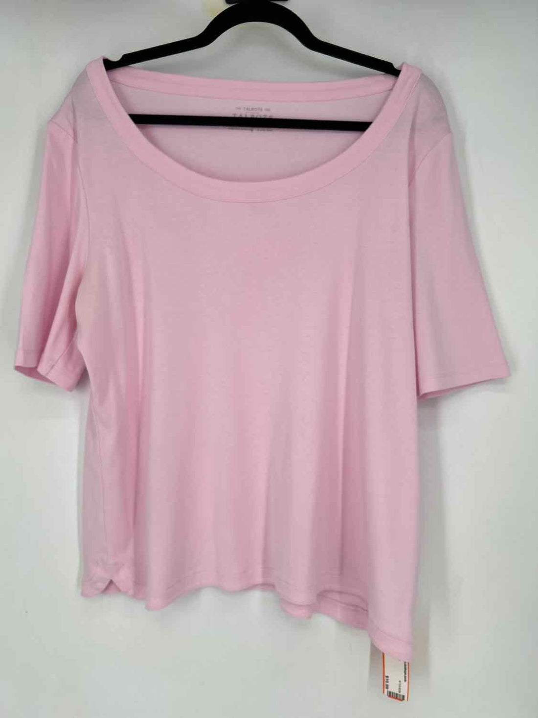 Talbots Size XL Light Pink Short Sleeve