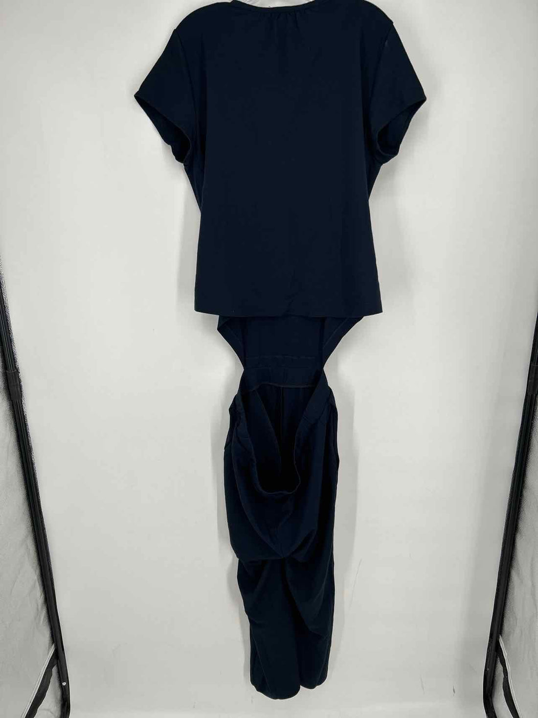 Cabi Size M Navy Short Sleeve Jumpsuit