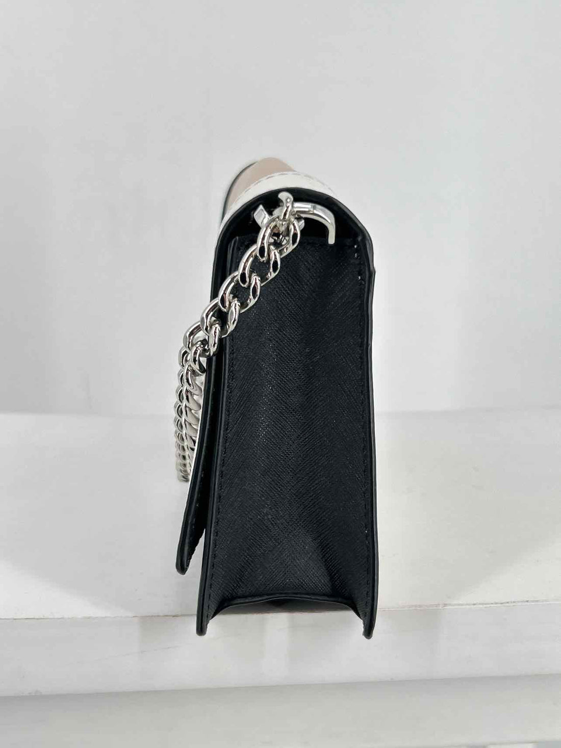 Kate Spade Black & White Colorblock Saffiano Leather Crossbody