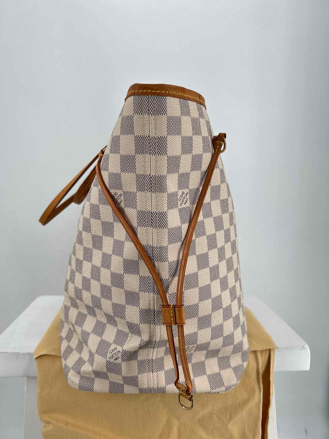 Louis Vuitton Damier GM Neverfull Rose/Beige LUXURY
