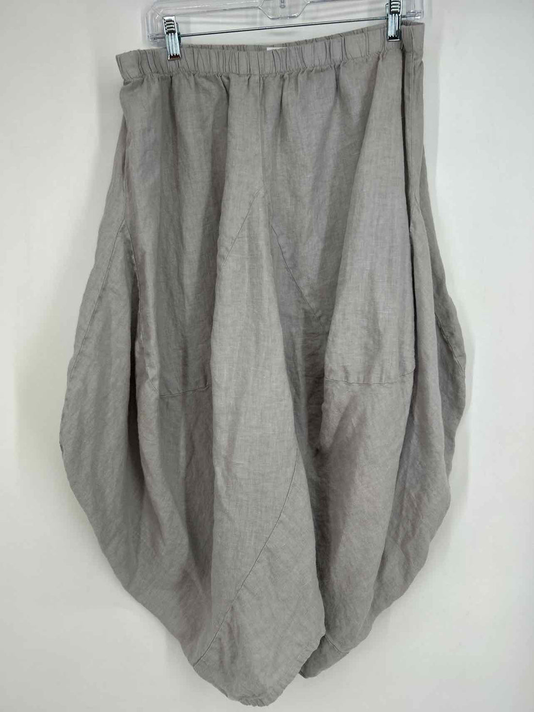 Match Point Size L Light Gray Linen Skirts