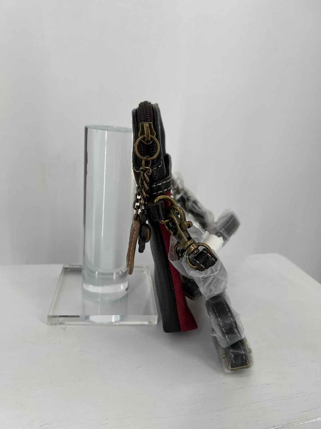 Chala Maroon & Dark Brown New Dazzled Paw Crossbody