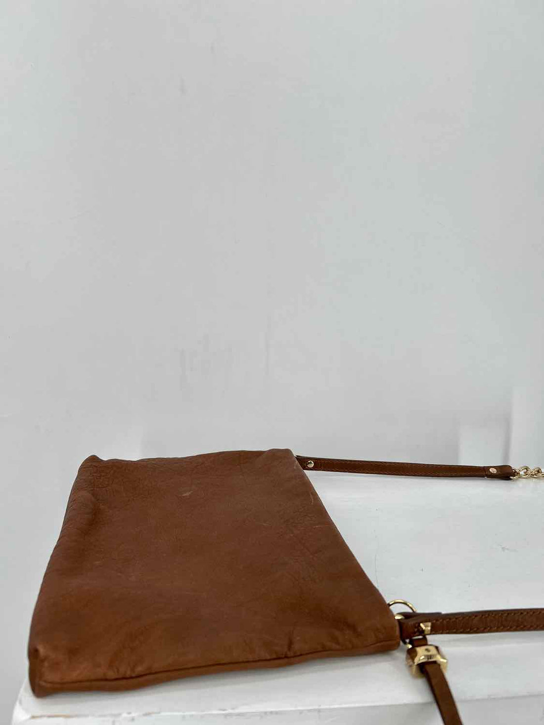 Stella & Dot Brown Gold Chain Crossbody