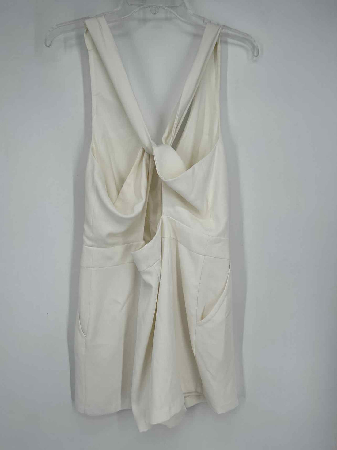 Trina Turk Size 12 White Sleeveless Rompers