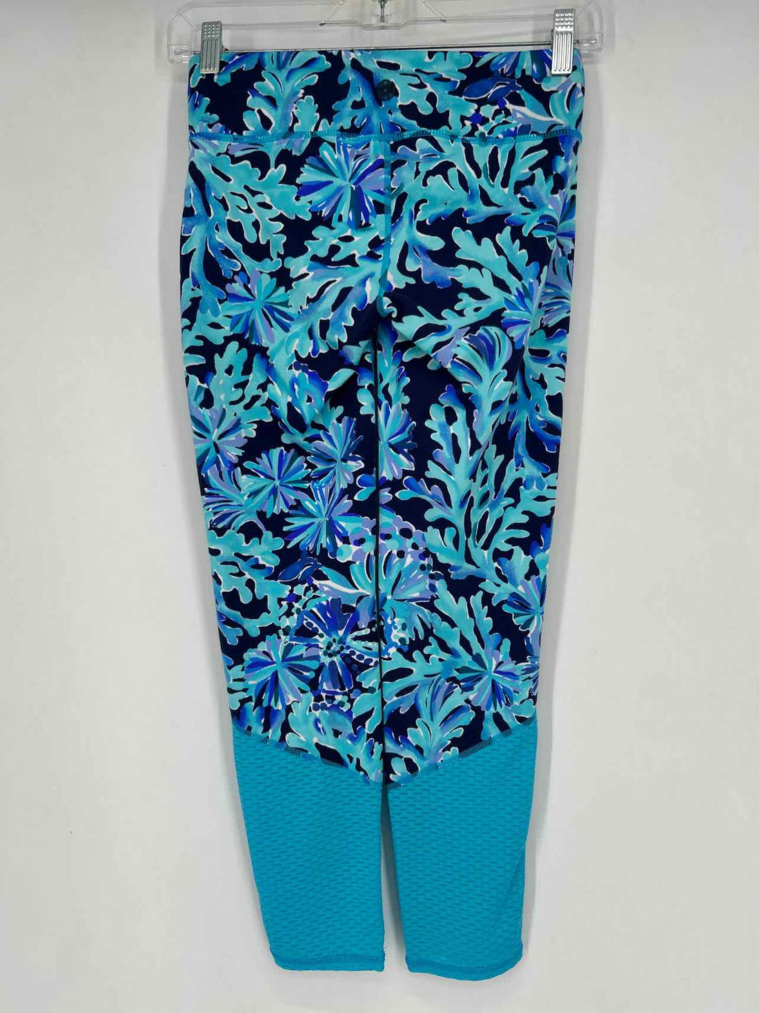 Lilly Pulitzer Size XS Navy & teal print Lilly Pulitzer Luxletic Leggings