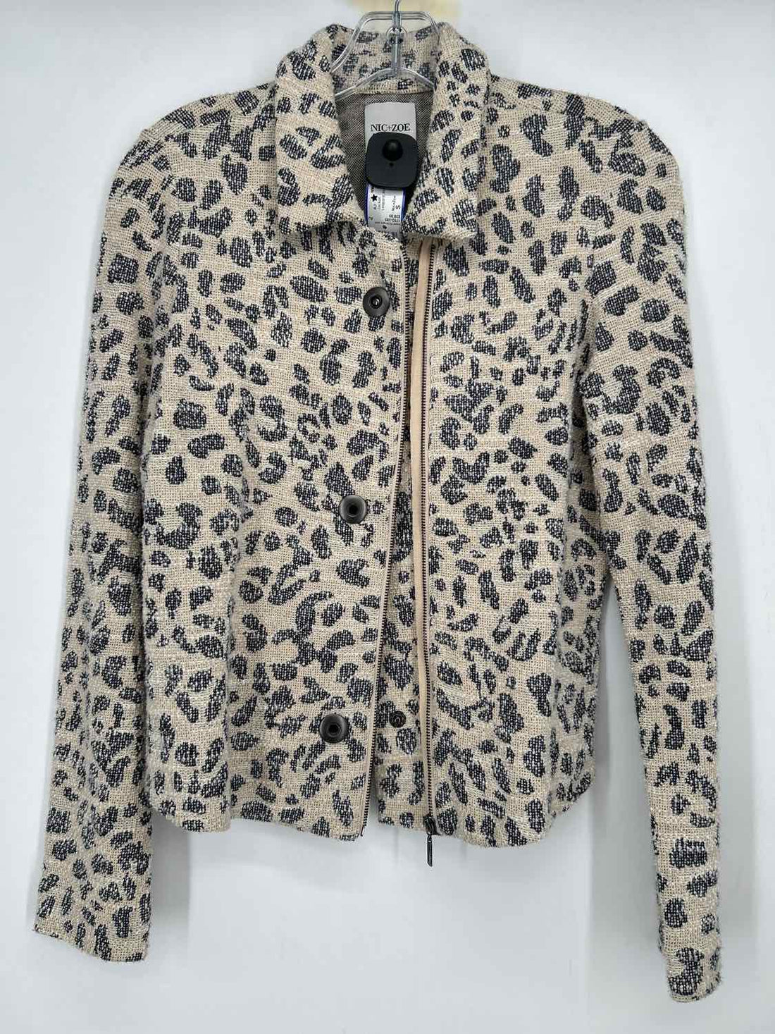 Nic+Zoe Size S Leopard Jacket