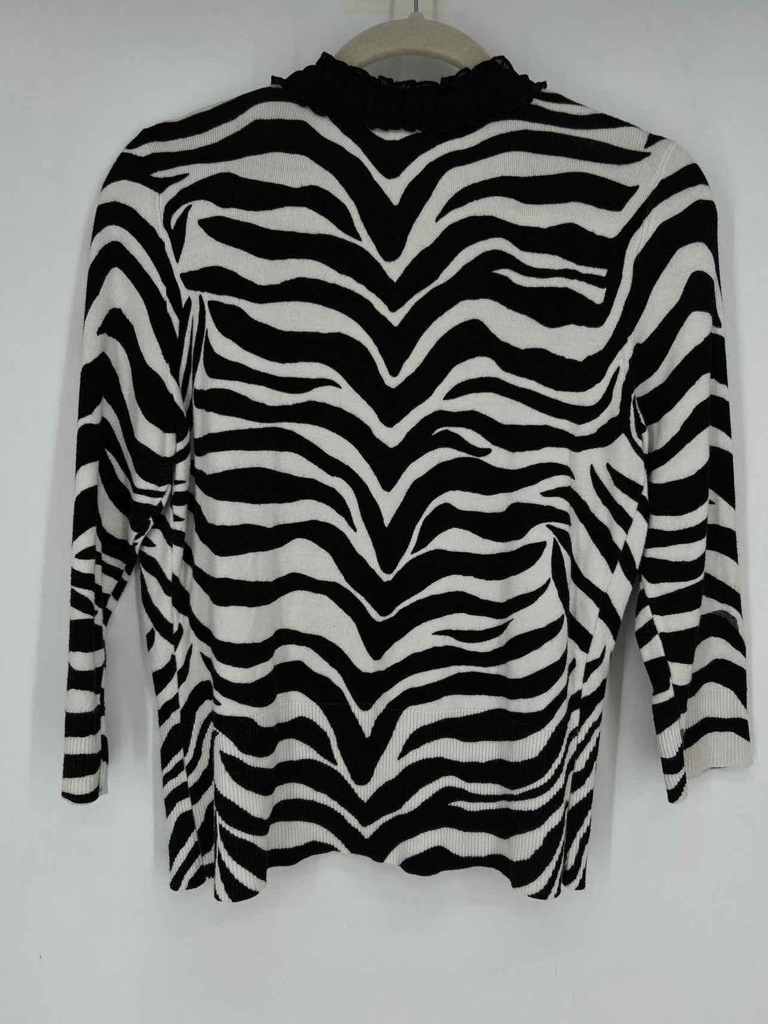 White House Black Market Size M Zebra Cardigan