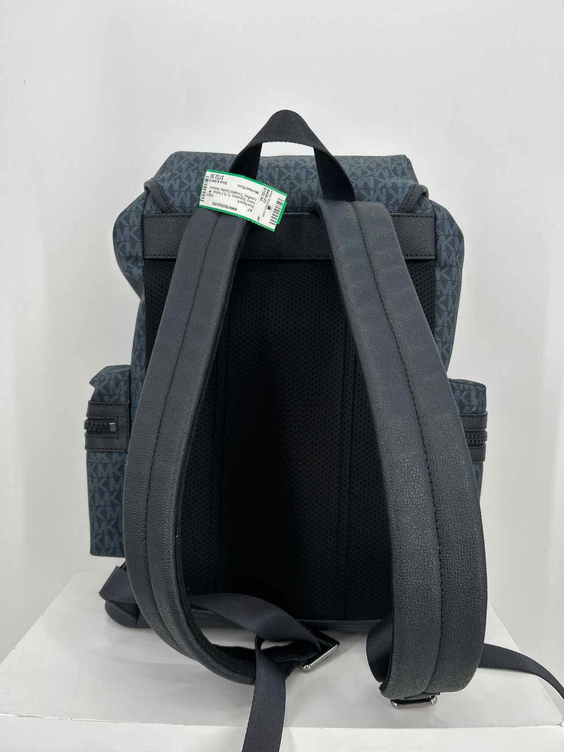 Michael Kors Navy Signature Pebbled Leather Excellent Condition Backpack