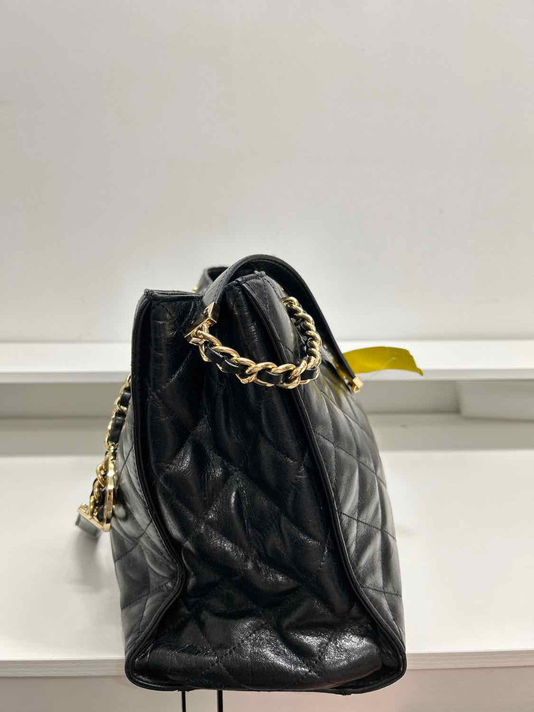 Michael Kors Black Quilted Leather Pre Owned Tote
