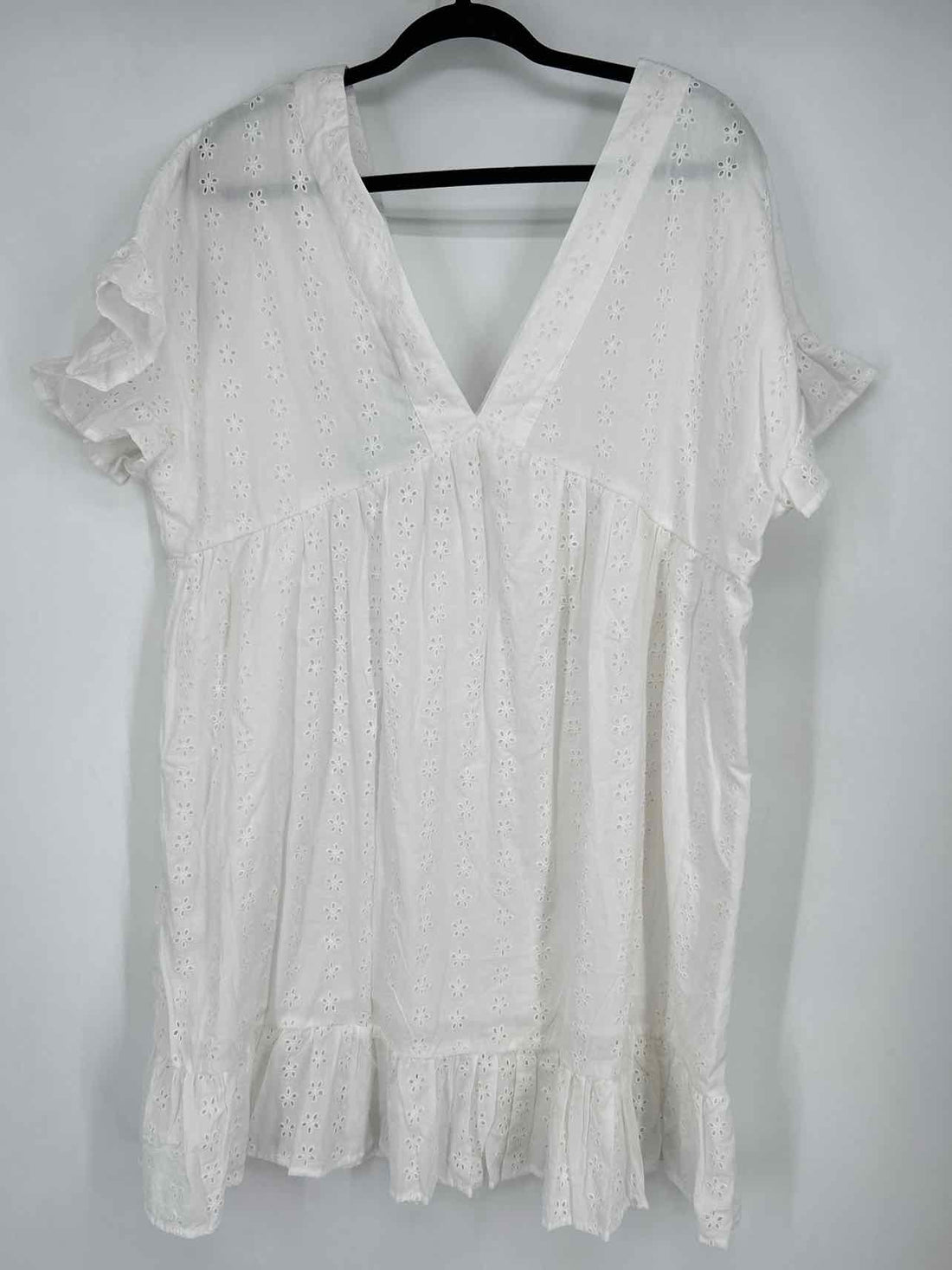 Asos Size 12 White Eyelet NWT Dress