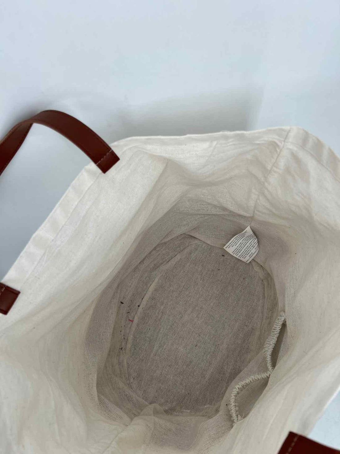 Picnic Time Canvas Whicker Pre Owned Tote