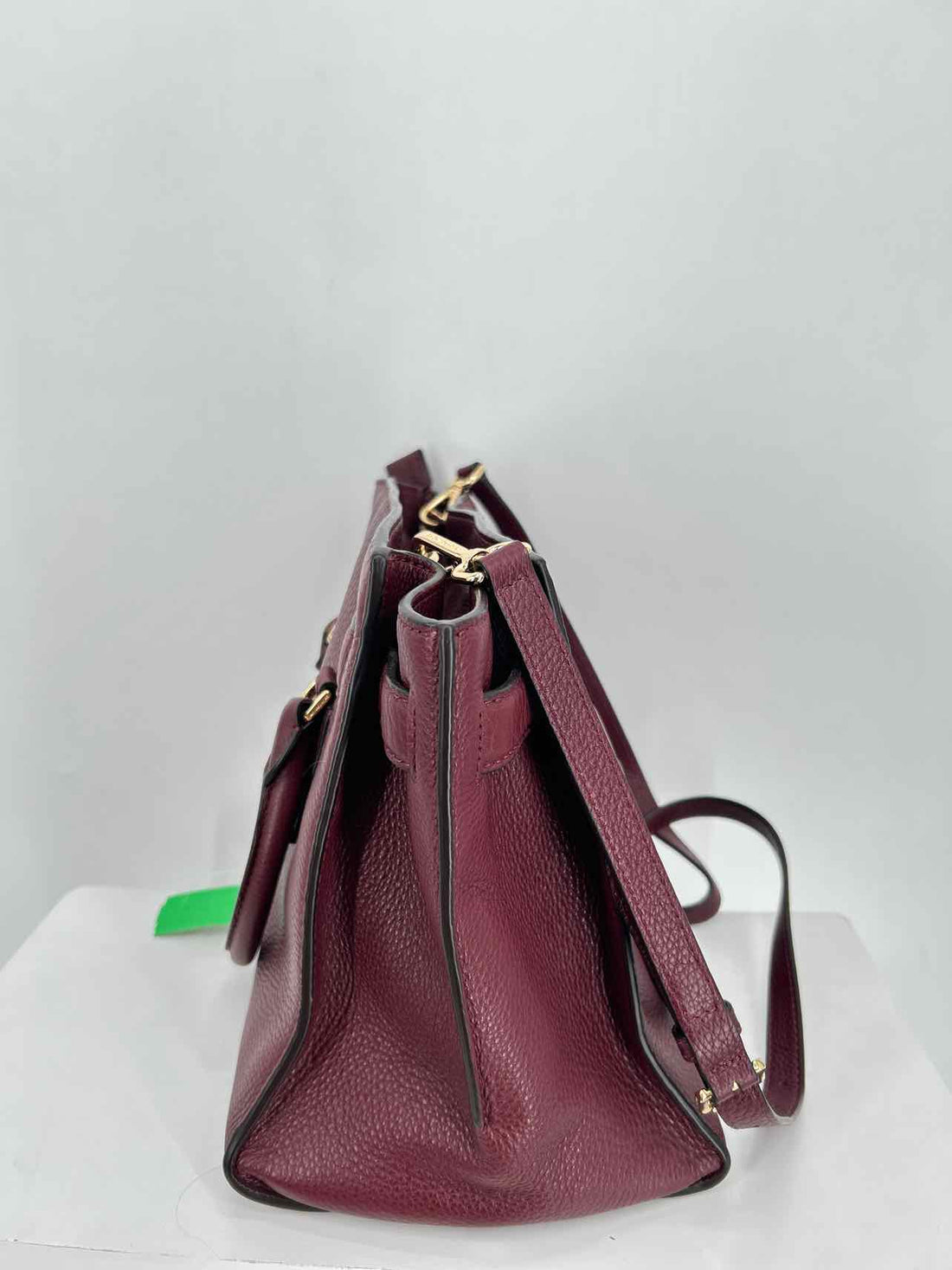 Michael Kors Merlot Pebbled Leather NWT Satchel