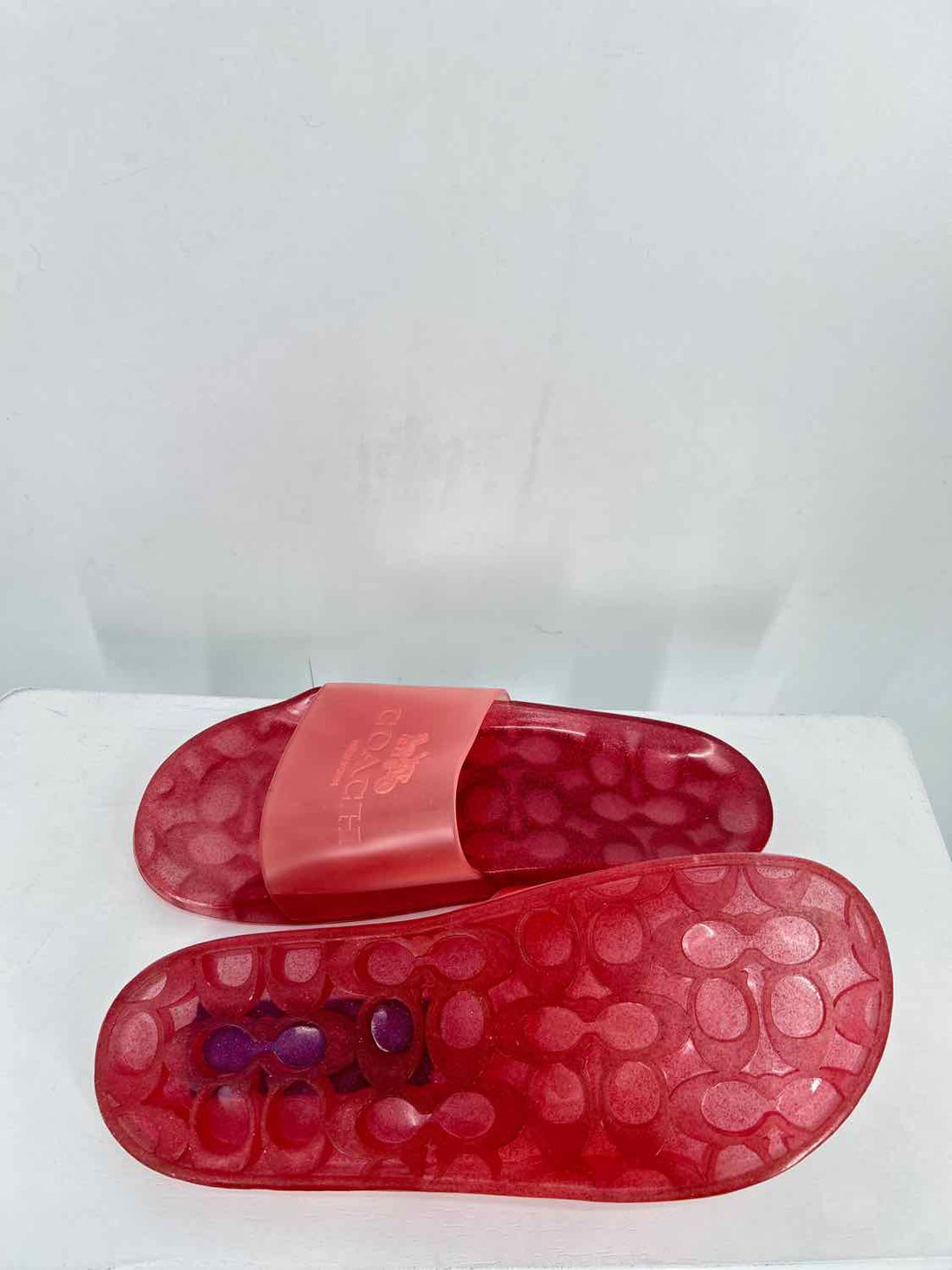 Coach Women Size 10 Pink Ulyssa Rubber Slides