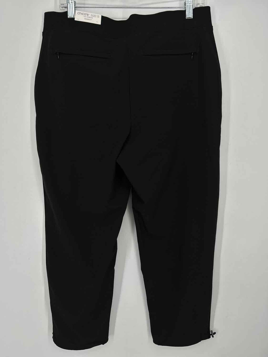 Chicos Size 1.5(10) Black Pants