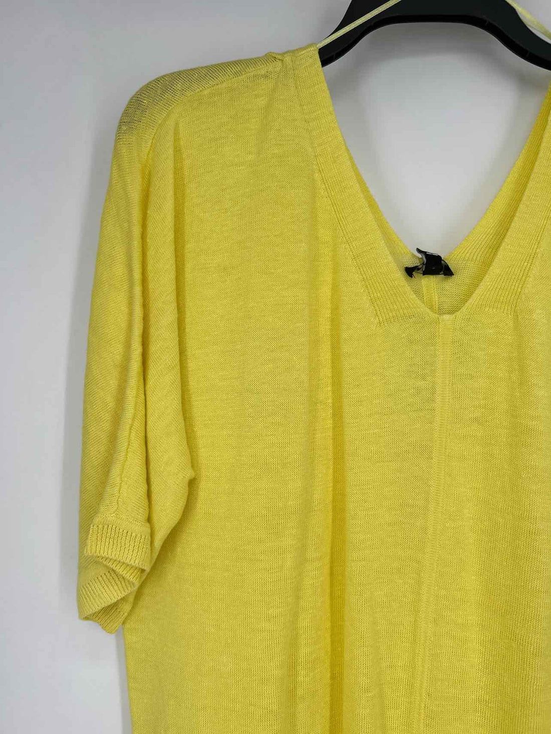 Talbots Size L Bright Yellow Short Sleeve