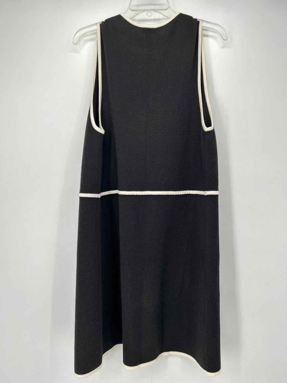 Talbots Size S Black & White Vest