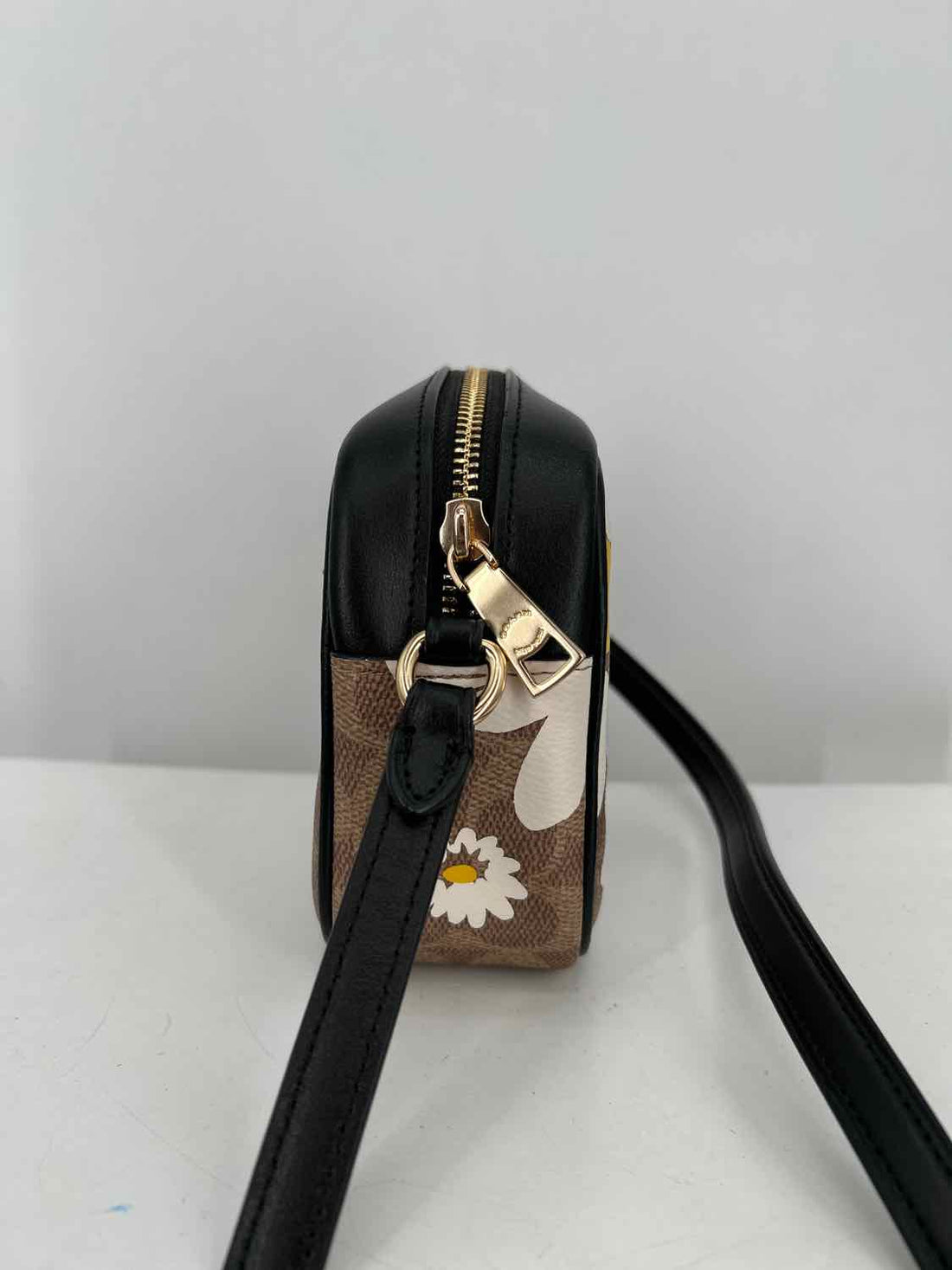 Coach Tan Floral Canvas Pre Owned Crossbody