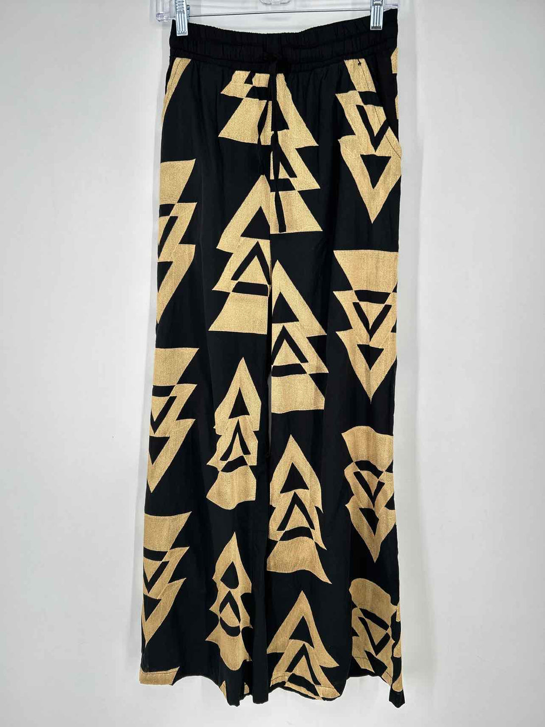 AEther Concept S Black & Gold Embroidered New Boutique Pants