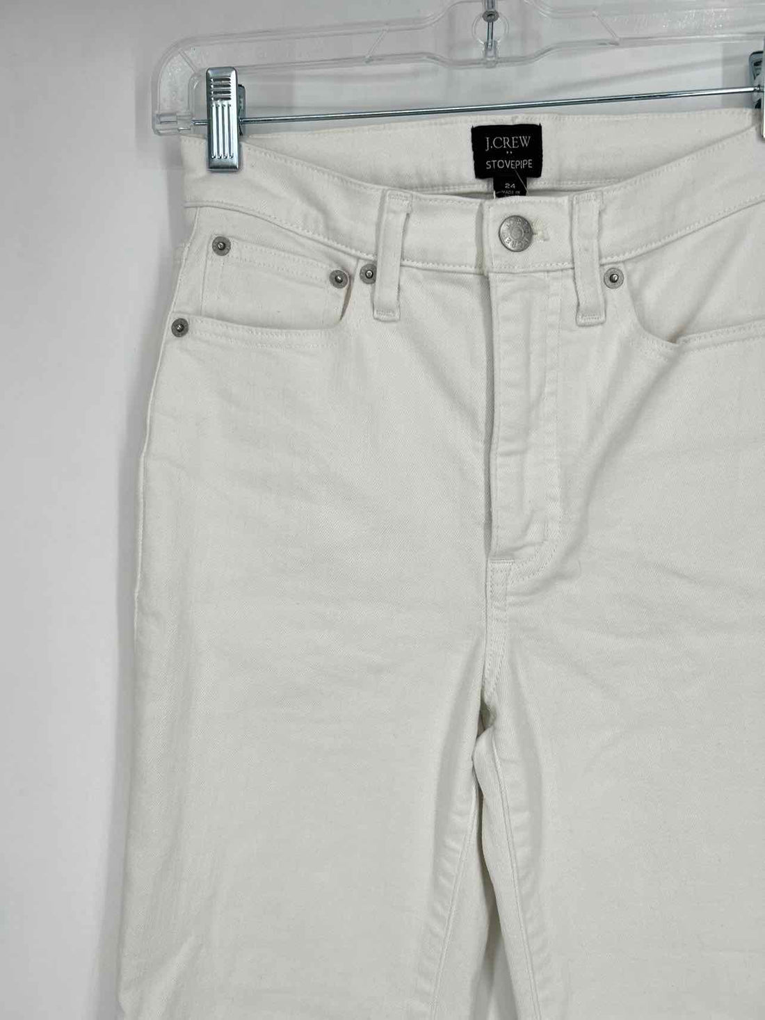J Crew Size 24 White Jeans