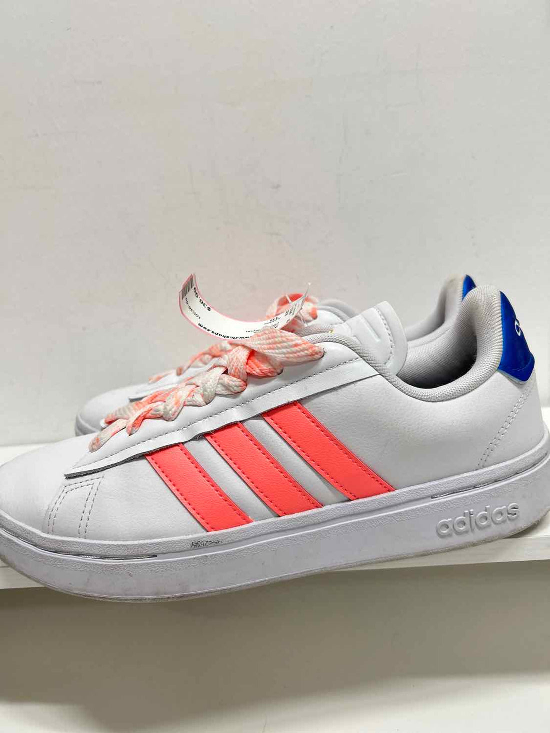 Adidas Women Size 10 White & Neon Sneakers