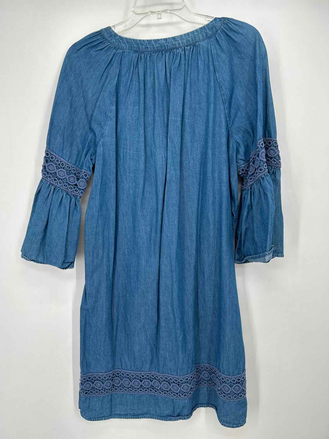 Crown & Ivy Size XL Denim Long Sleeve Dress