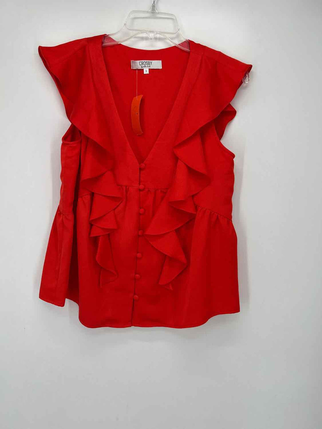Crosby Size S Scarlet Short Sleeve